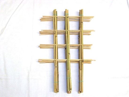 Obrázok z Rebrík bambusový dvojitý 45 cm - BALENIE 5ks