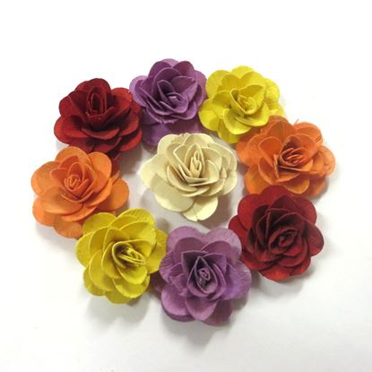 Obrázek Deco růže malá - barevná (50ks)
