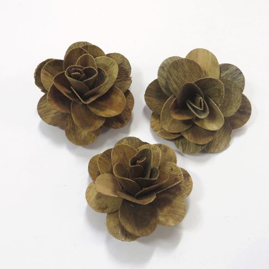 Obrázok z Deco ruža stredná - prírodná (50ks)