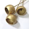 Picture of Bell cup mini na stonku - zlatý, stříbrný (10ks)