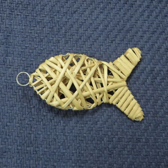 Obrázek z Proutěná ryba - dekorace k zavěšení (3 BARVY) 
