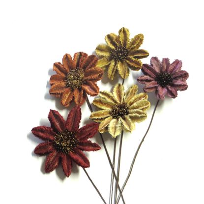 Obrázek Arjun sunflower - barevná, na stonku (15ks)