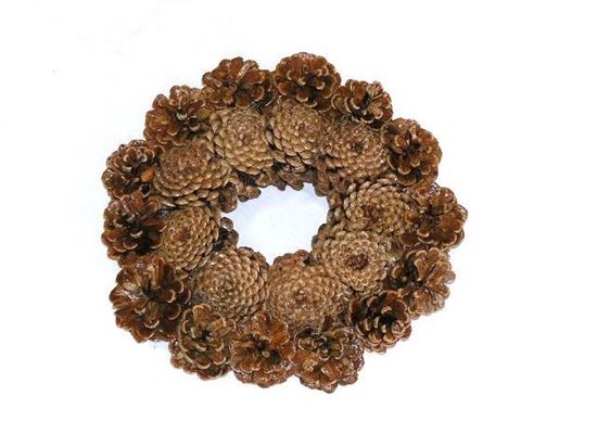 Obrázok z Šiškový věneček 25cm